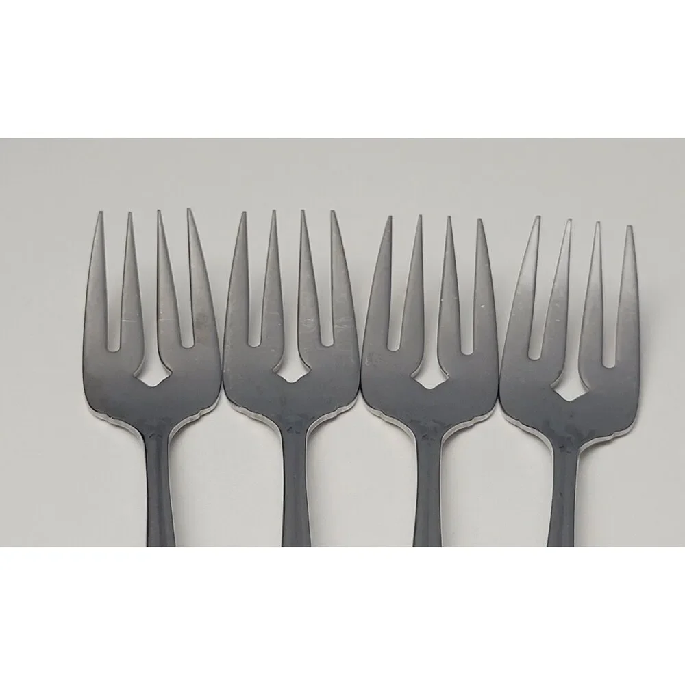 Oneida Gala Impulse Set of 4 Salad Forks Stainless USA